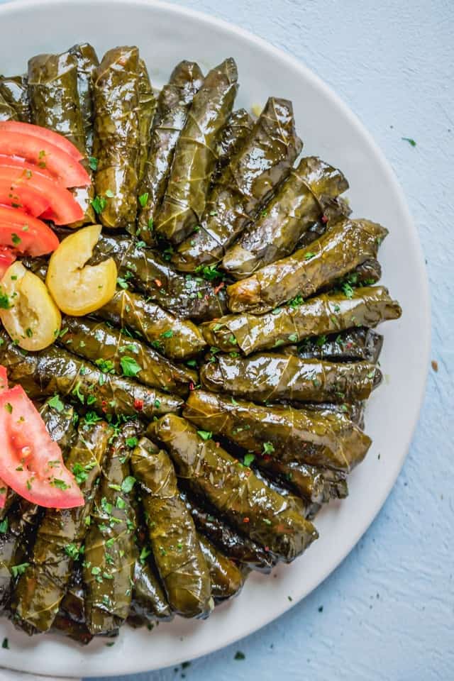 Vegetarian-Stuffed-Grape-Leaves-9